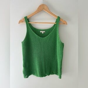 Marisa & Marie Green Knit Tank